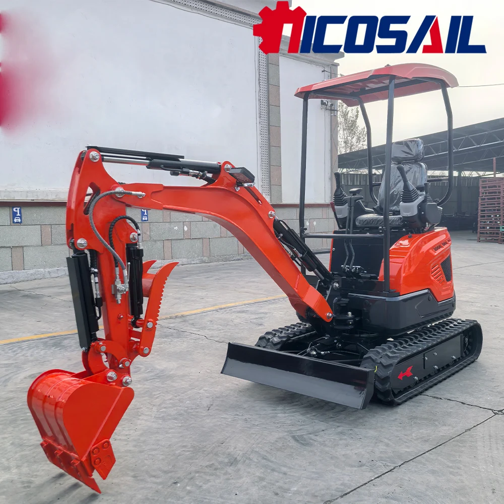 

1.8 Ton Mini Excavator 18.4kW High-Torque Hydraulic for Farm Orchard Digging Trenching Narrow-Alley Stable Load Operation