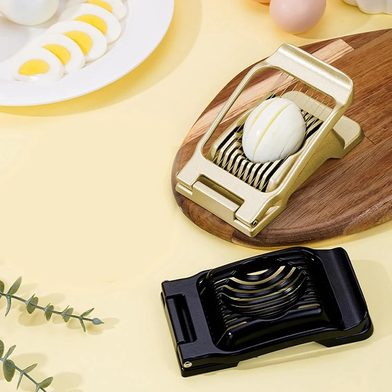 Máquina cortadora de frutas y verduras, rebanadora de huevos de aleación de aluminio, compacta y multifuncional, A