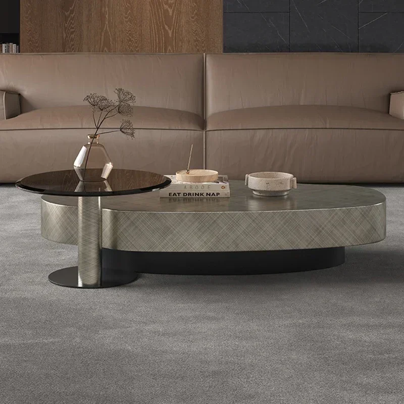 

For Luxury Nordic Living Room Coffee Table Round Minimalist Round Coffee Table Modern Mesa Auxiliar Home Furniture