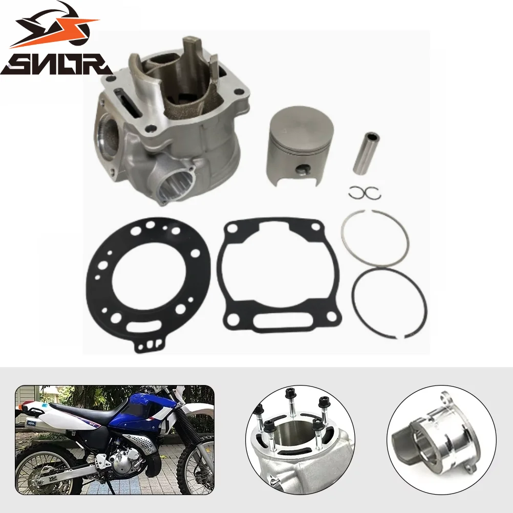 Kit de reconstrucción de cilindro SNOR para motocicleta, pistón de 66.8mm, anillos de pistón, junta de cilindro para YAMAHA DT230 MT TSE KAYO KT 250