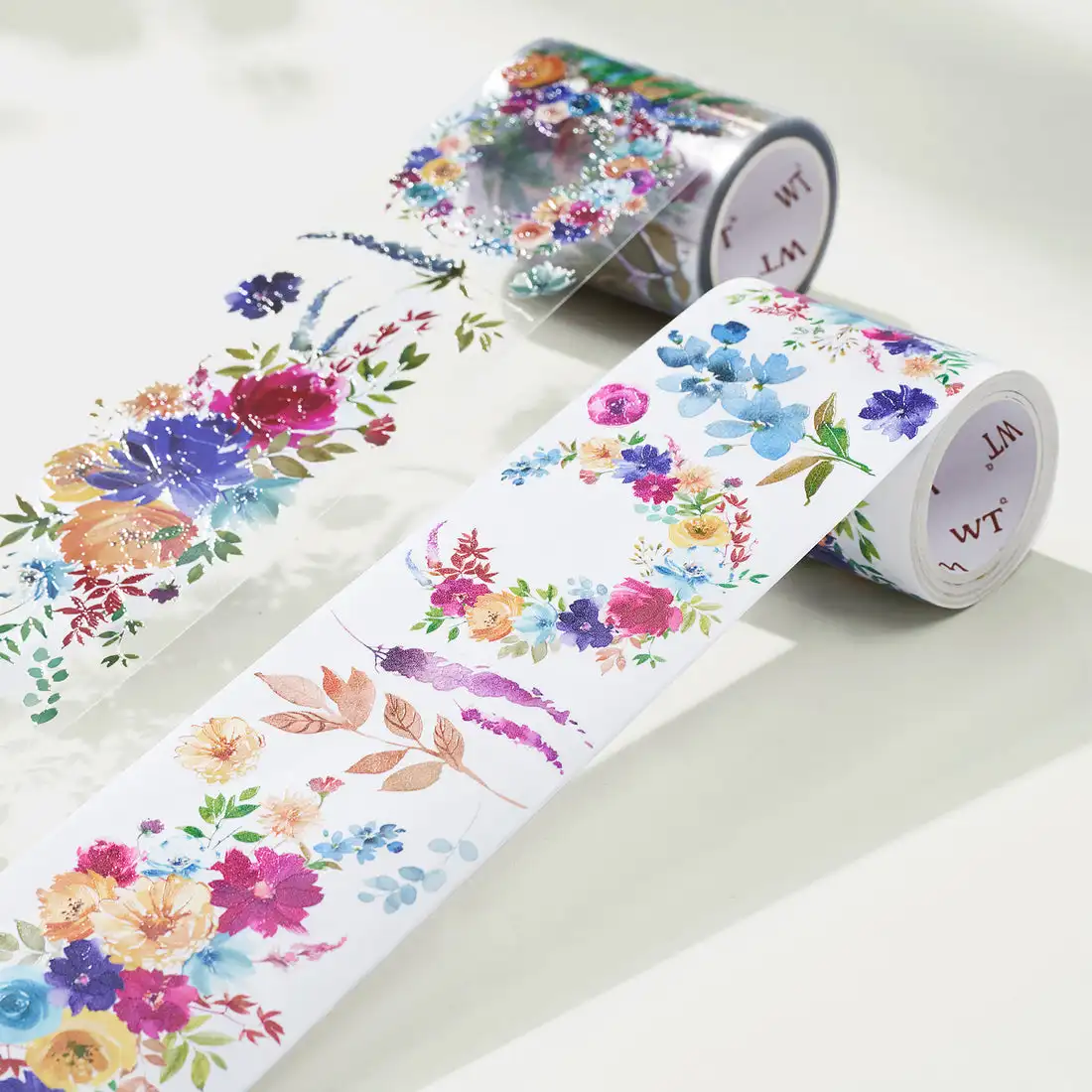 Brand New Canada Original Wide Washi Tape 6cm * 5M Lovely Flower PET/Paper Scrapbooking Adesivos Diário Photocard DIY Fita Adesiva