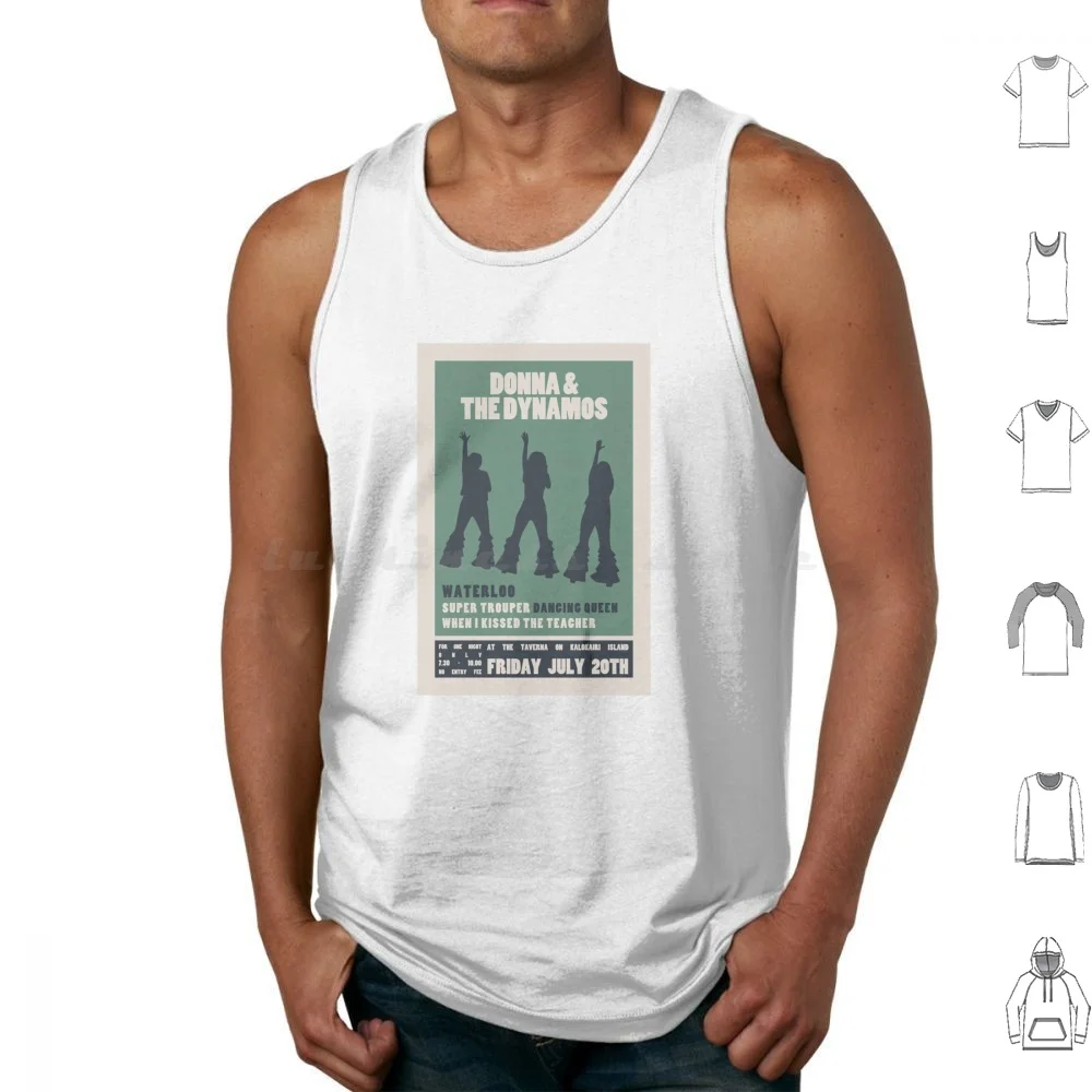 Vintage Donna & The Dynamos Poster Camisetas sin mangas Chaleco sin mangas Mia Meryl Streep Mia 2 Donna y The Dynamos Mia Here We Go Again