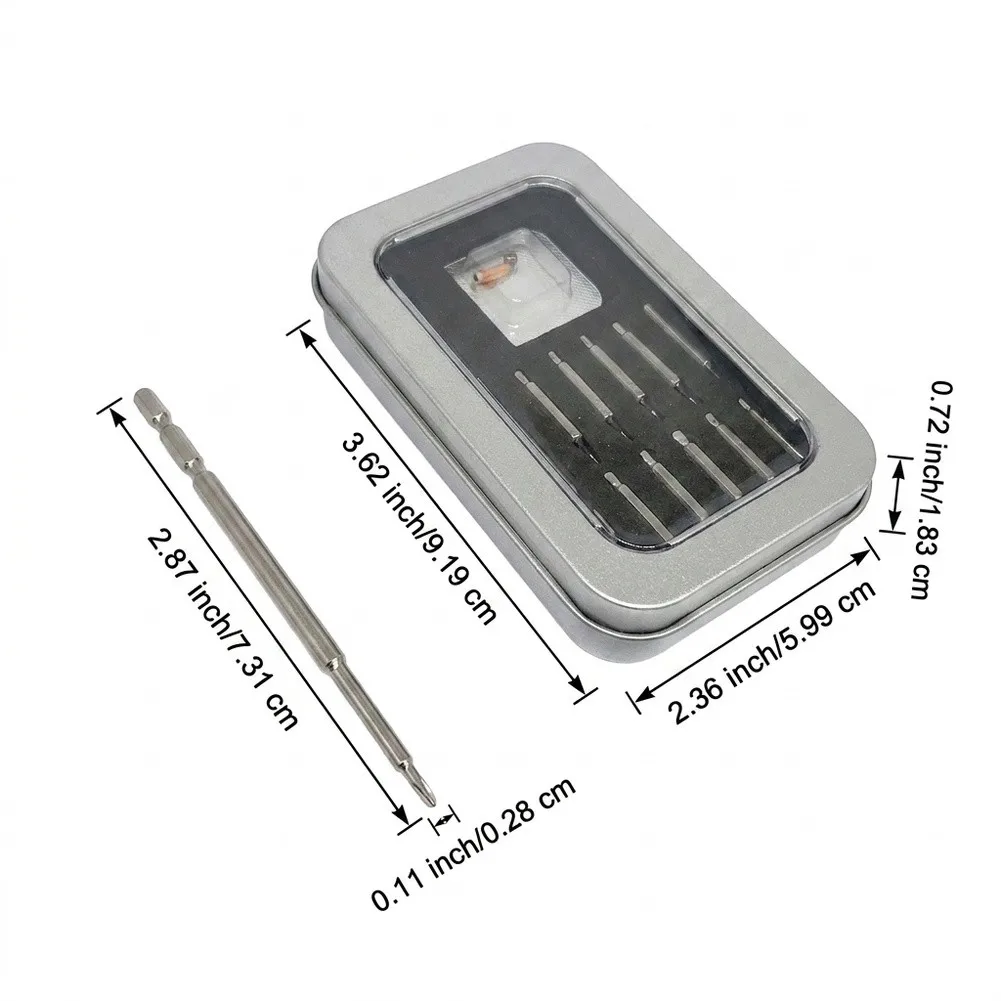 12PCS Soldering Tips Model C245 Heating Element Copper Wire With Storage Tin Box For PCB Soldering Mobile Phone Repairs