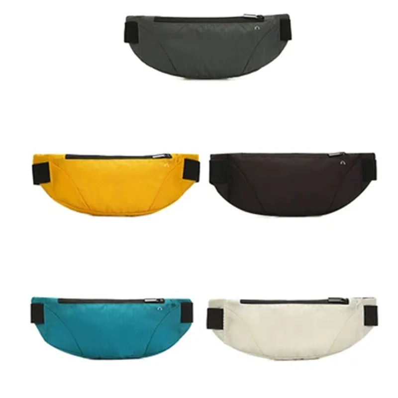 Colorful Waist Bag Waterproof Waist Bum Bag Running Jogging Belt Pouch Zip Fanny Pack Sport Runner Crossbody Bags Men And Women