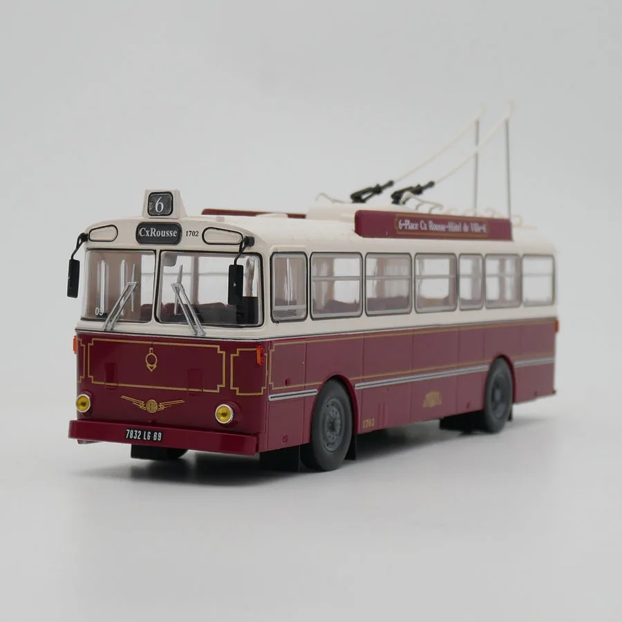 

Diecast IXO 1:43 Scale Berliet Vetra VBH 85 Tram French Bus Alloy Car Model Collectible Toy Gift Souvenir Display Ornament