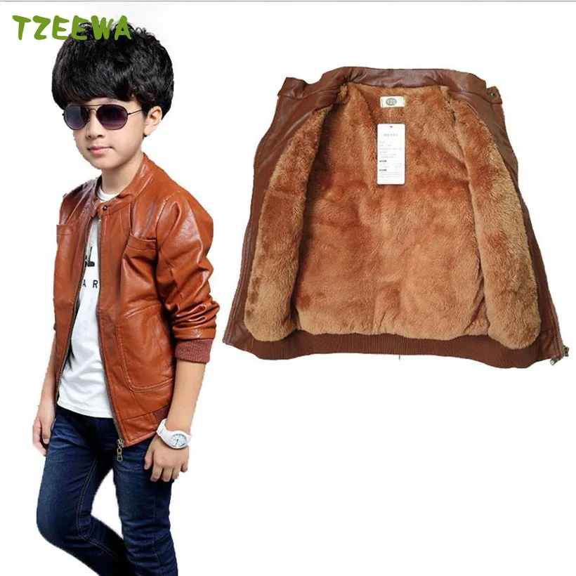

Толстая зимняя куртка для мальчиков-подростков, теплое бархатное детское пальто, красивое зимнее пальто для мальчиков, детская куртка из искусственной кожи для мальчиков, зимний комбинезон