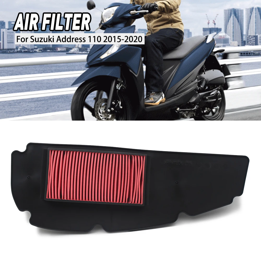 

Motorcycle Parts Air Filter Sponge Cleaner Cap for Suzuki Address 110 2015 2016 2017 2018 2019 2020