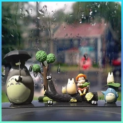 Japanese Miyazaki Hayao Totoro Series Spirited Away Doll Micro Landscape Ornaments Hand Made Doll Pvc Car Interior Desktop Gift