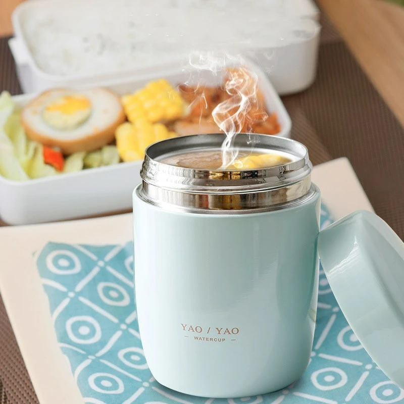 250ML Mini Food Thermos for Kids Thermos Lunch Box Portable Stainless Steel Food Soup Containers Vacuum Flasks Thermocup