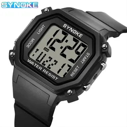 SYNOKE Student Digital Watches Men Sports Luminous Chronograph Waterproof Lady Electronic Military Wrist Watch Relogio Masculino