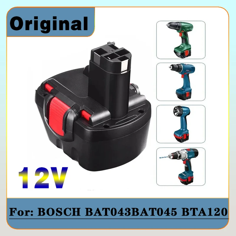 For Bosch 12V 12800mah PSR Rechargeable battery 12V 12.8AH AHS GSB GSR 12 VE-2 BAT043 BAT045 BAT046 BAT049 BAT120 BAT139