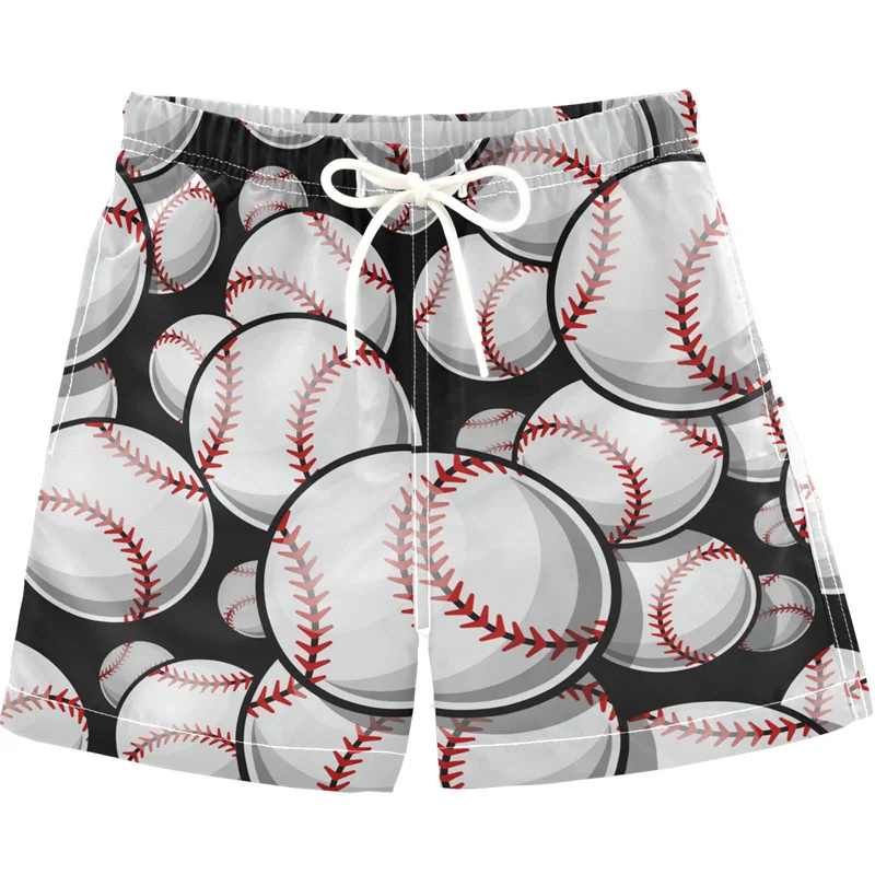 Soccer Volleyball Graphic Beach Shorts Men Boys 3d Print Basketball Sports Surfing Board Shorts Swim Trunks Street Short Pants