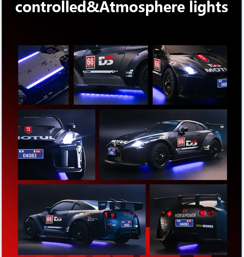 MN MODEL MN268 ドリフトレーシングカー 1/16 4WD GTR RC プロ仕様 高速スポーツカー 競技用 レース コレクション モデルカー