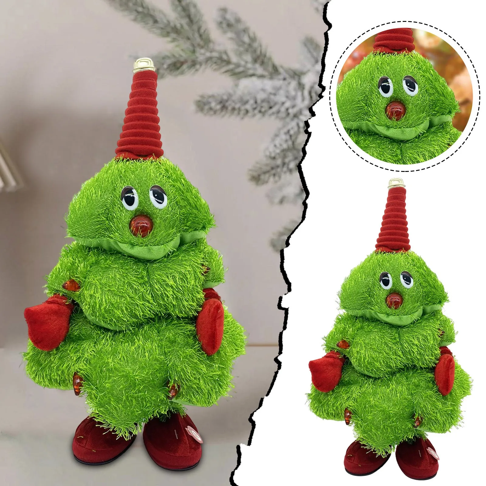 

Качели Рождественская елка Пение Танцы Рождественская елка Игрушка Электрические плюшевые мягкие игрушки с музыкой Новорожденные Популярные игрушки 2025