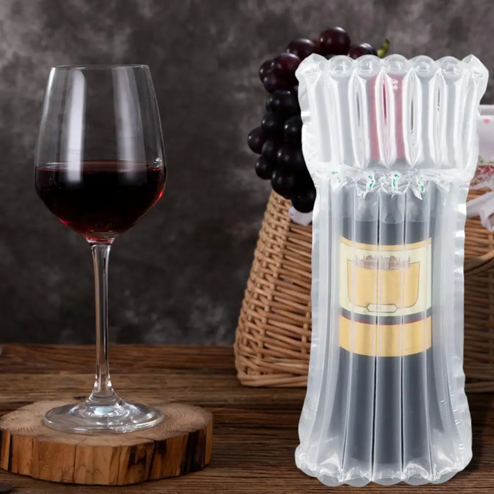 

Shockproof Air Column Bag Reusable Shockproof Wine Bottle Packaging 20pcs Air Column Bags for Fragile Goods Heavy Duty Travel
