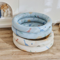 Vintage Striped Inflatable Pool PVC Thickened Baby Swimming Pool Portable  Puncture-Resistant for Household Garden Outdoor Beach