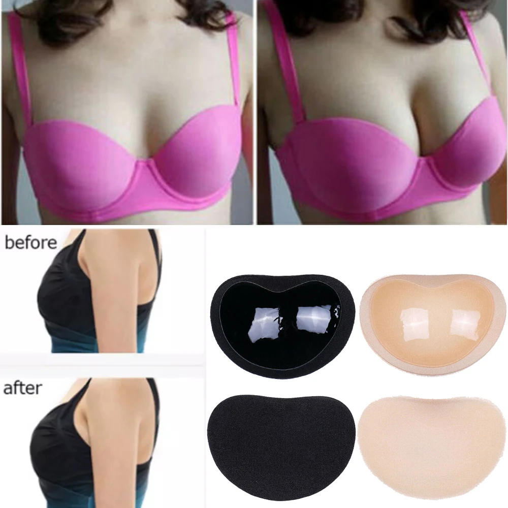 

2021 Chest Pad Bikini Set Push Up Padded Bikinis Swimsuit Women Swimwear Women Thicker Breathable Sponge Bra Nipple Pad Insert