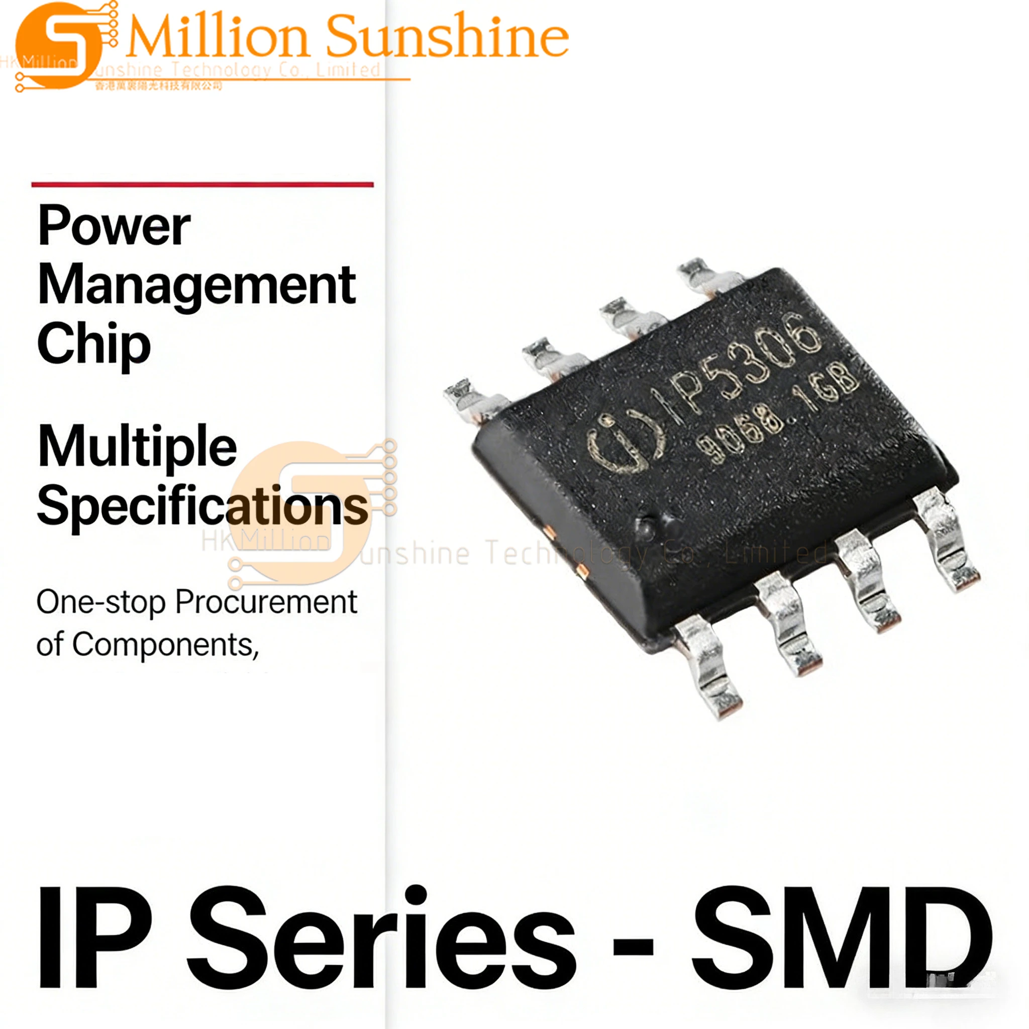 10pcs IP6505T IP6505 IP6510 IP9315 IP5306 IP5305 IP5303 IP3005A IP2312 IP2163 Power Management IC Charging Protocol Fast Charge