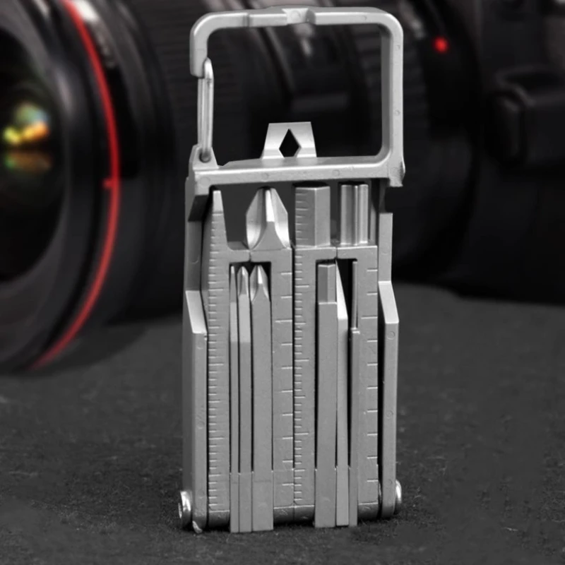 

Многофункциональный набор отверток из нержавеющей стали с держателем для телефона, складной портативный набор инструментов