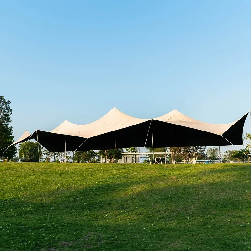 Pengcheng Large Size Vinyl Canopy Sunscreen Explosion Proof Rain Commercial Tent for Camping Team Building Activities
