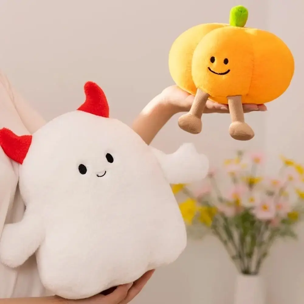 Peluche Amusante Kawaii d'Halloween pour Enfant, Jouet Doux, Décor de Festival de Beurre, Citrouille Fantôme, Accessoires de Vacances