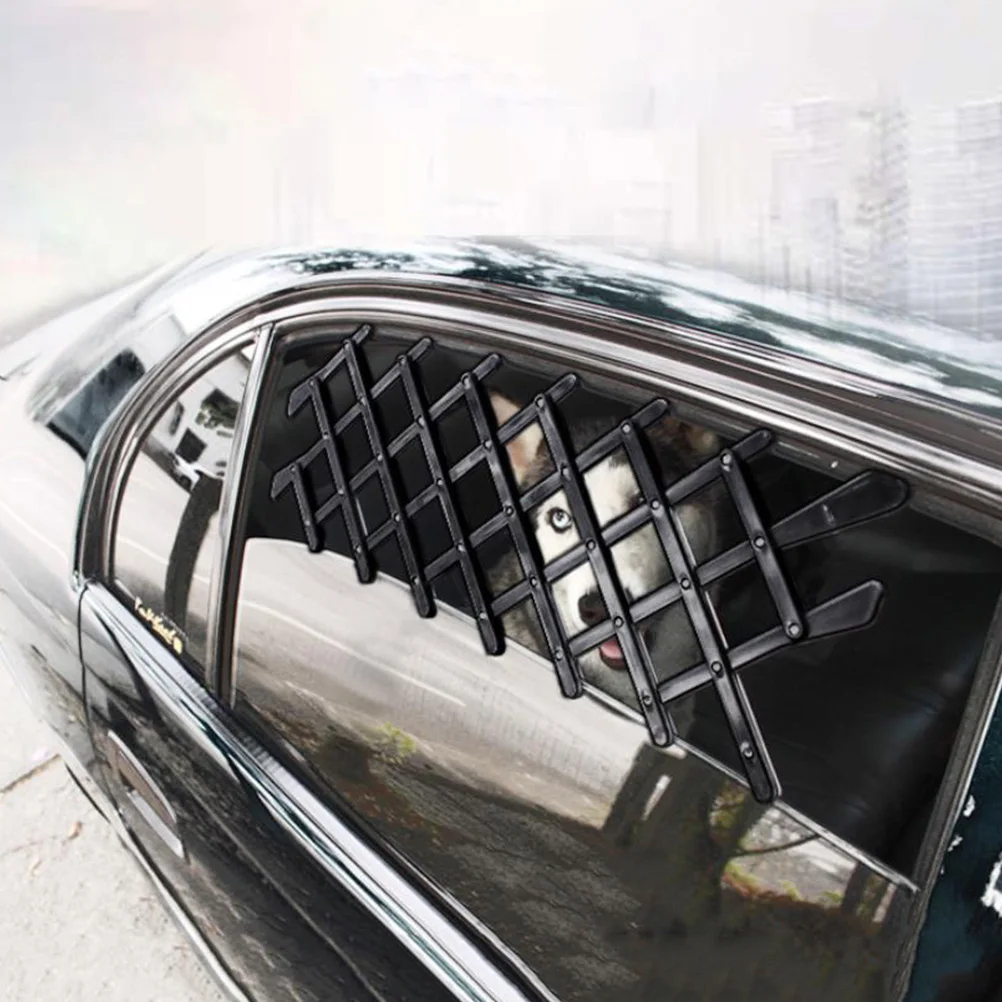 

Car Window Pet Gate Mesh Guard Black Retractable Fence for Dog Safety Portable Barrier Pet Enclosure Vehicle Supplies