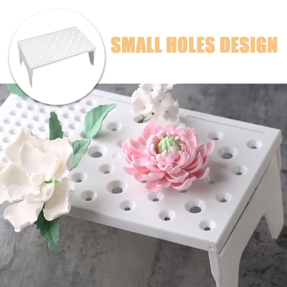 

2Pcs Gum Paste Flower Drying Rack Cake Fondant Air Dry Stand Plastic Baking Supplies Gum Paste Flower Drying Rack