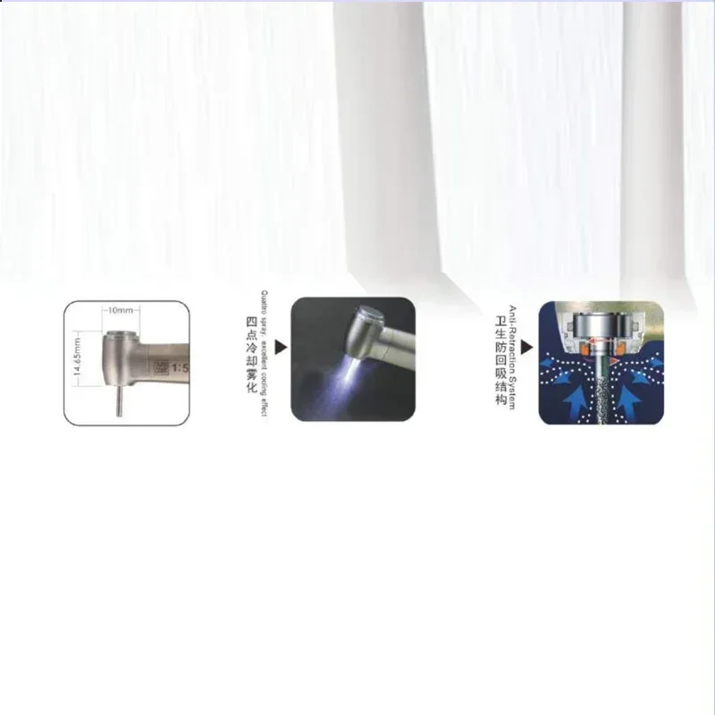 Contraángulo eléctrico de FIBRA LED 1:5