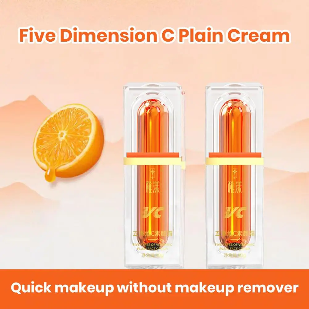 Gentle Face Cream Safe Face Cream Safe Gentle Vitamin C Concealer Cream for Students Office Workers Plain Face Makeup Isolation