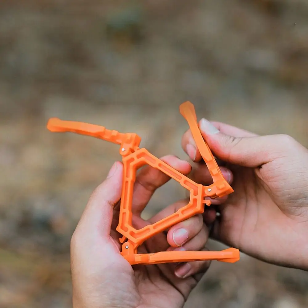 Base Stand Base Air Bottle Fixed Support Foldable Canister Tripod Gas Holder Tank Base Stove Canister Stand Gas Tank Bracket