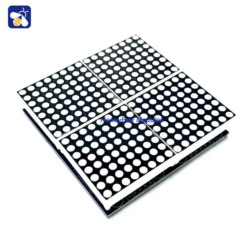 4-Bit Max7219 Dot Matrix Module Besturingsmodule Mcu Control Drive Led Display Module