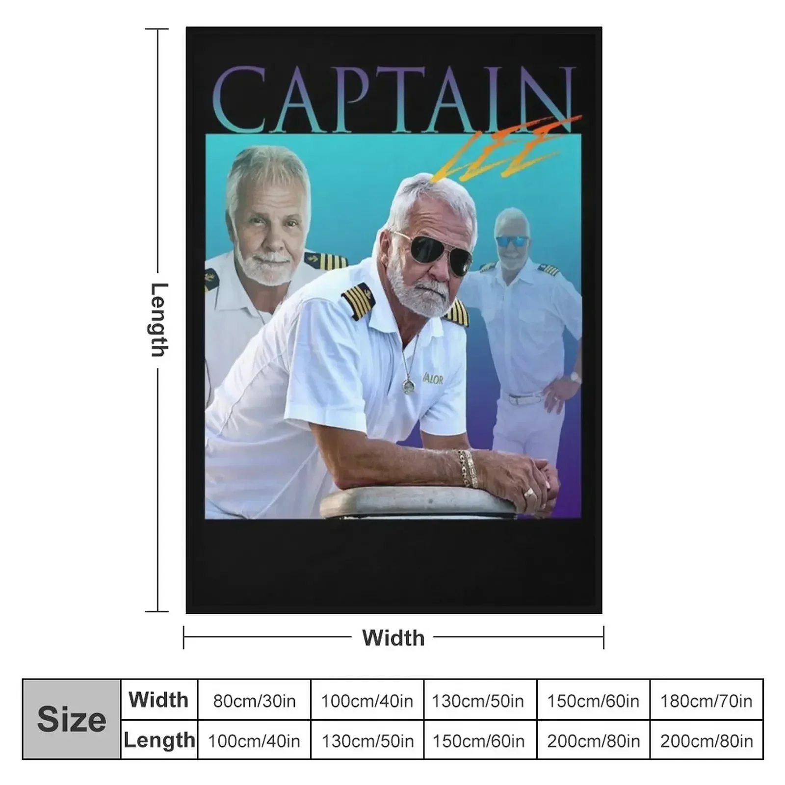 Captain Lee Retro inspired Throw Blanket Travel Giant Sofa Shaggy Moving Hairys Blankets Sofas Of Decoration Blankets