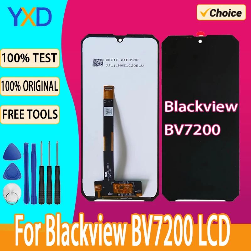 LCD Display For Blackview BV7200 LCD Replacement Display Touch Screen For Blackview BV7200 LCD Screen Digitizer Assembly