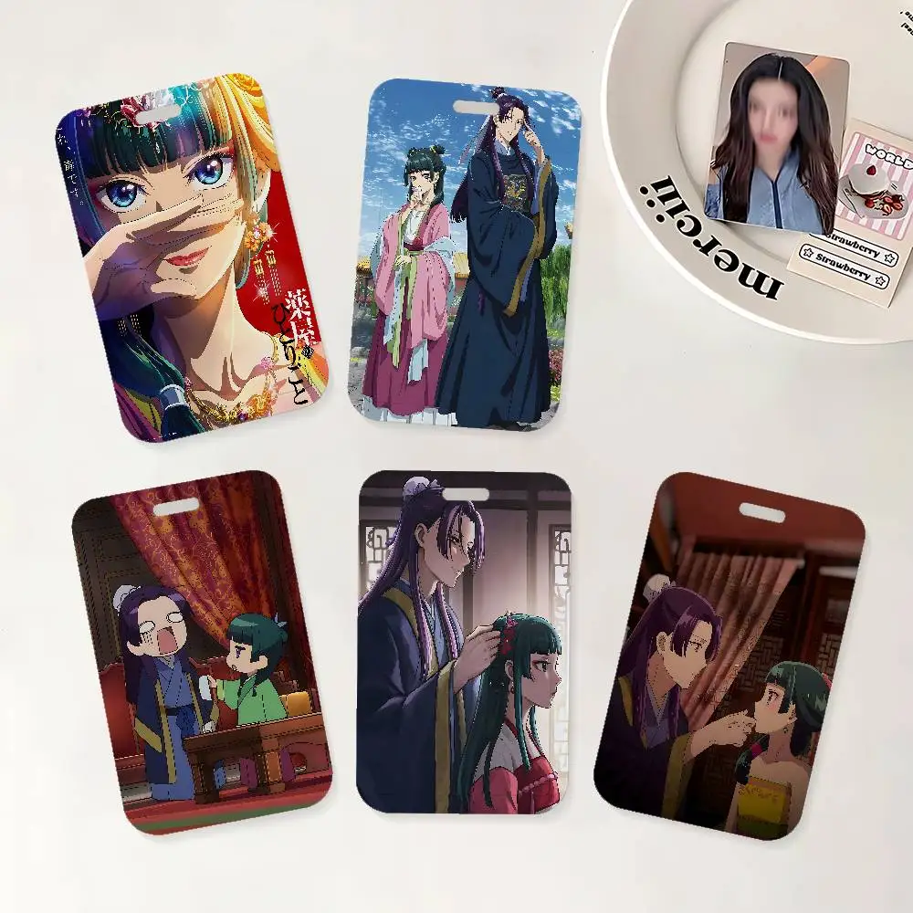 

Держатель для удостоверений личности The Apothecary Diaries Maomao с ремешком на шею для офиса, школы, именных карт и удостоверений