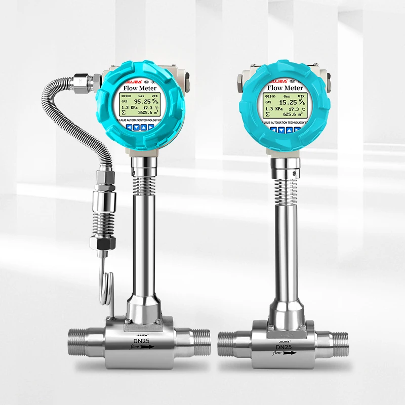 

Air Flow Meter Instrument Digital Gas Flowmeter Vortex Flow Meter with Temperature Compensation