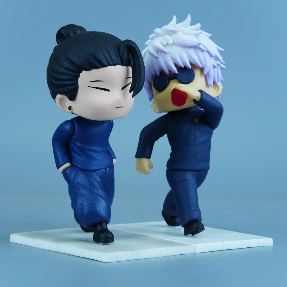 11cm/4.33in Anime Jujutsu Kaisen Figure Q version‌ Geto Suguru Gojo Satoru Action Figures Pvc Statue Collection Model Toys Gifts image 3