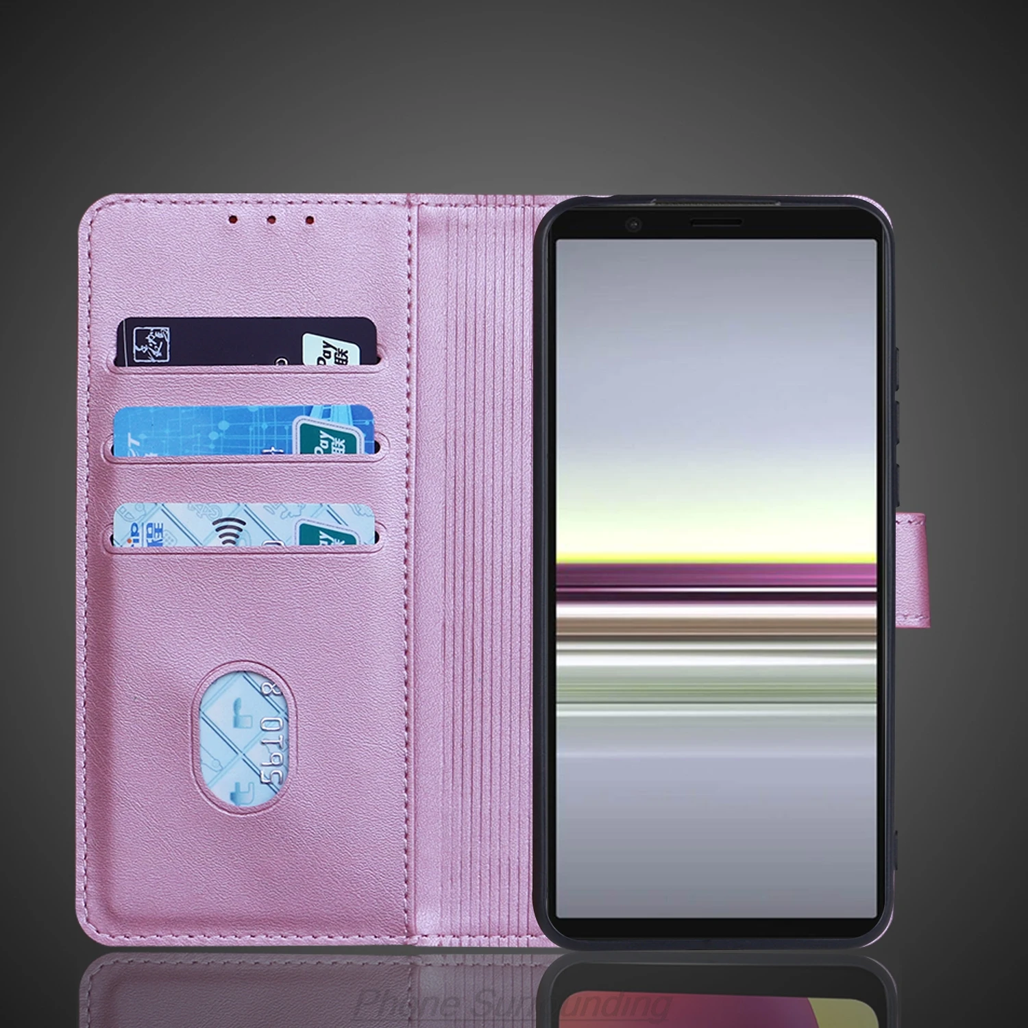 Wallet Flip Cover Pu Leather Case for Sony Xperia 5 J8210 J8270 J9210 J9260 Card Holder Phone Bags Holster Capa Fundas Coque