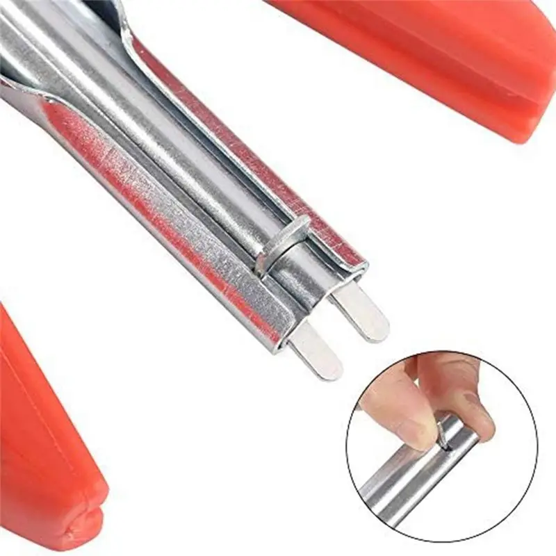 AF90-خنزير القلم المشبك عدة المبارزة دليل المشبك بائع المسامير مع 2500 قطع C7 خنزير القلم C المشبك للحيوان سلك سياج قفص الطيور دائم #4