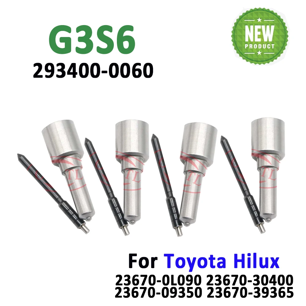 

ORLTL G3S6 Fuel Diesel Injector Nozzle g3s6 23670-0L090 23670-30400 23670-09350 295050-0460 For Toyota Hilux 295050-0520 0460