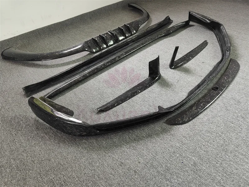 Forged carbon fiber Teheratt style front bumper lip side skirt rear diffuser spoiler fender body kit for Porsche 992 body kit