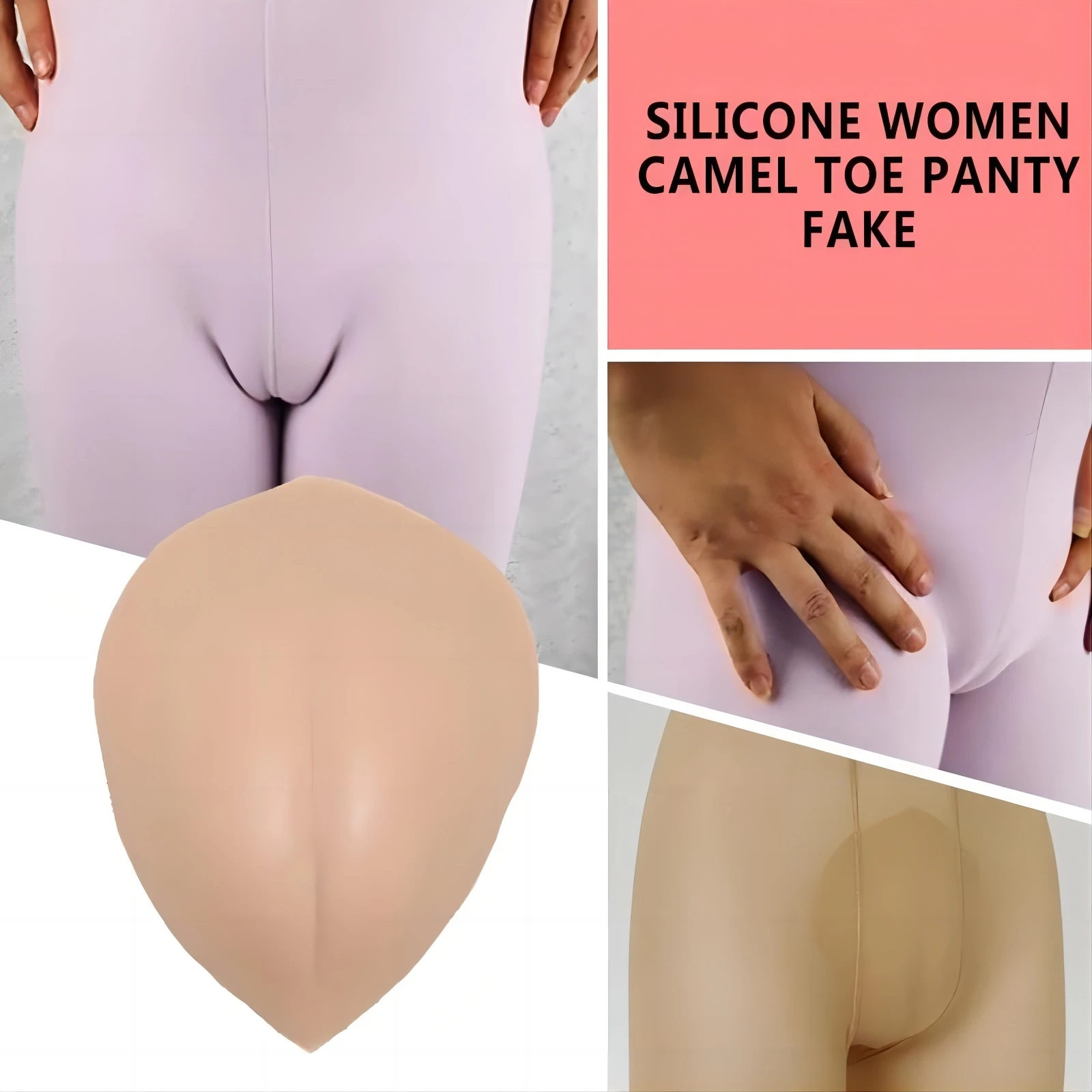 Silicone Camel Toe Panty Fake Vagina Underwear Insert Shemale For Transgender Crossdresser