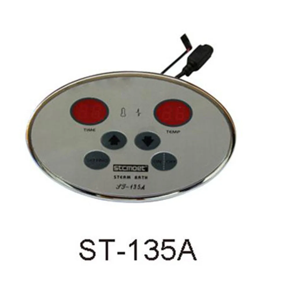 Digital Sauna Controller Wall Mount 35-110℃ Steam Generator Controller 1-12 Hours Setting for 3-27KW Sauna Heater