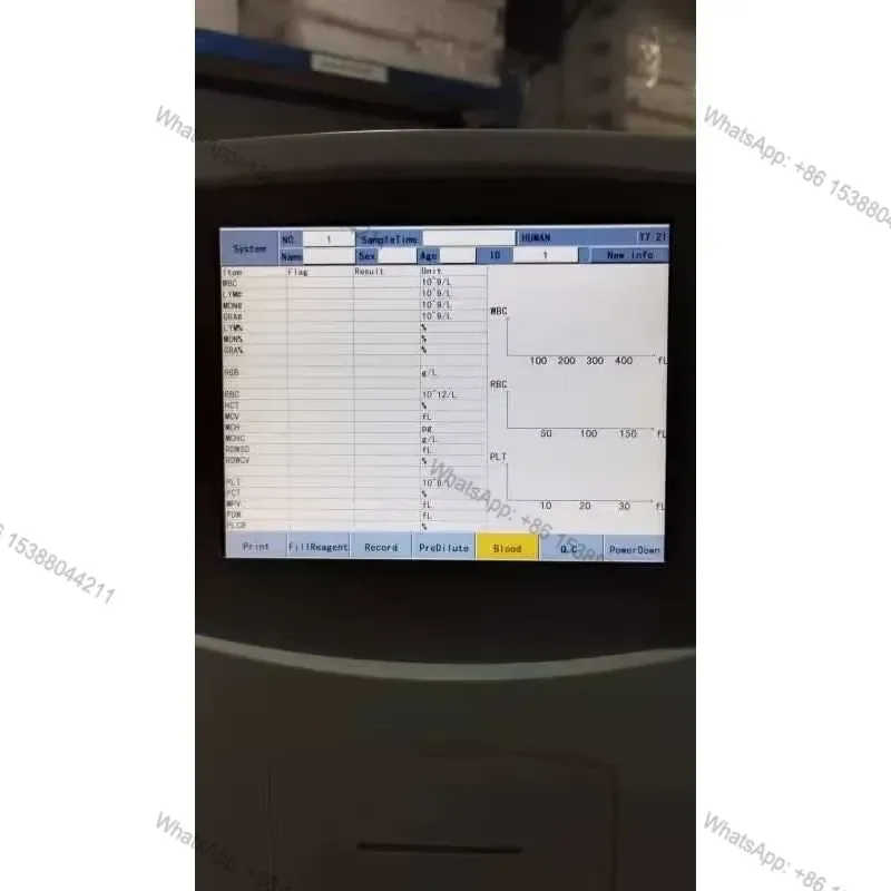 Hot Sale MT MEDICAL Laboratory Equipment Open System Hematologi Analyzer Automatic Machine Analyzer