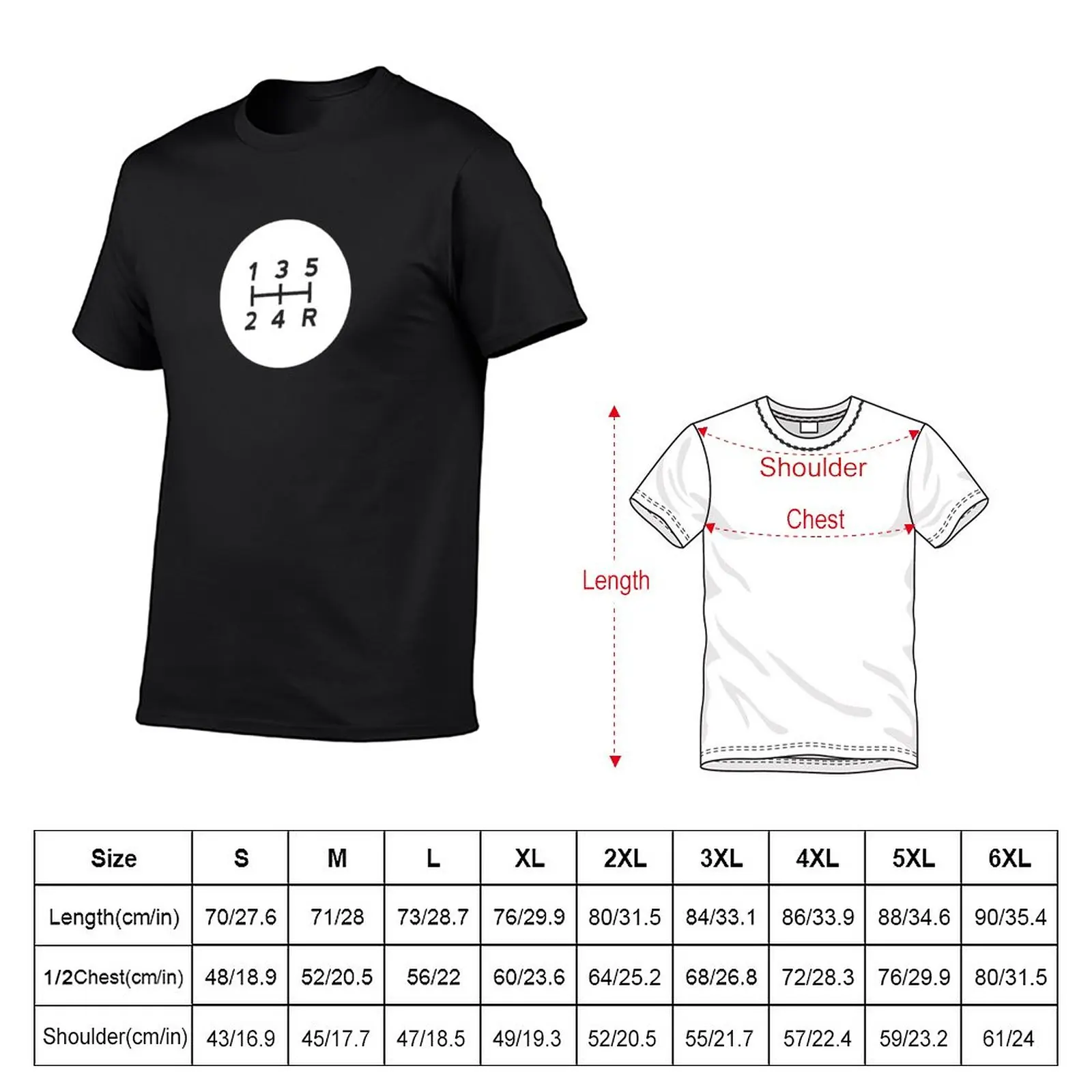 New Manual Transmission Shift Pattern 3 T-Shirt Short sleeve tee vintage t shirt t shirt man mens plain t shirts