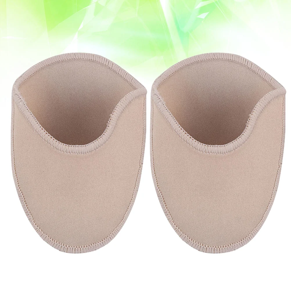 Heel Boots for Women Ballet Toe Protector Foot Dance Socks Pointe Shoes Caps Beige Women's