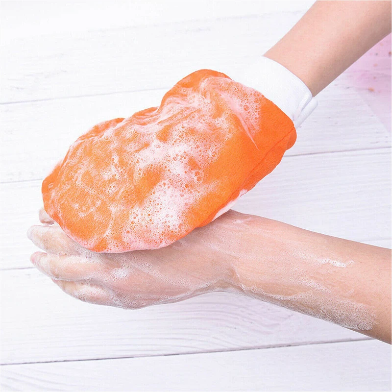 Exfoliating Body Moroccan Bath Scrub Glove Hammam Facial Tan