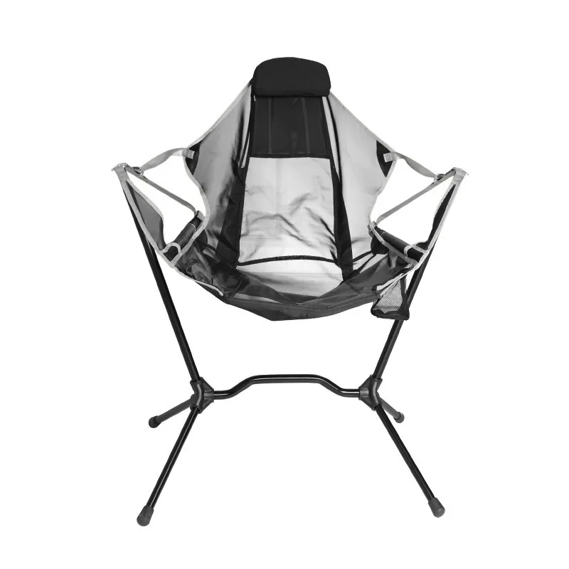 

JETSHARK Ultralight Backpacking Rocking Chairs with Storage Bag Collapsible Rocking Chair Outdoor Camping moon chair