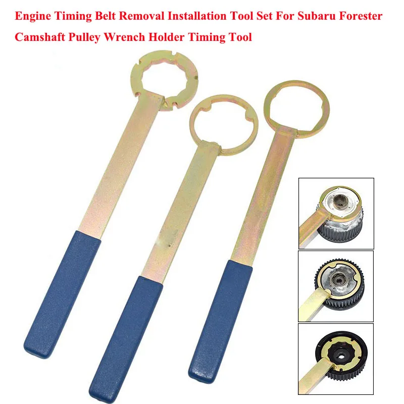 Engine Timing Belt Removal Installation Tool Set For Subaru Forester Camshaft Pulley Wrench Holder Timing Tool