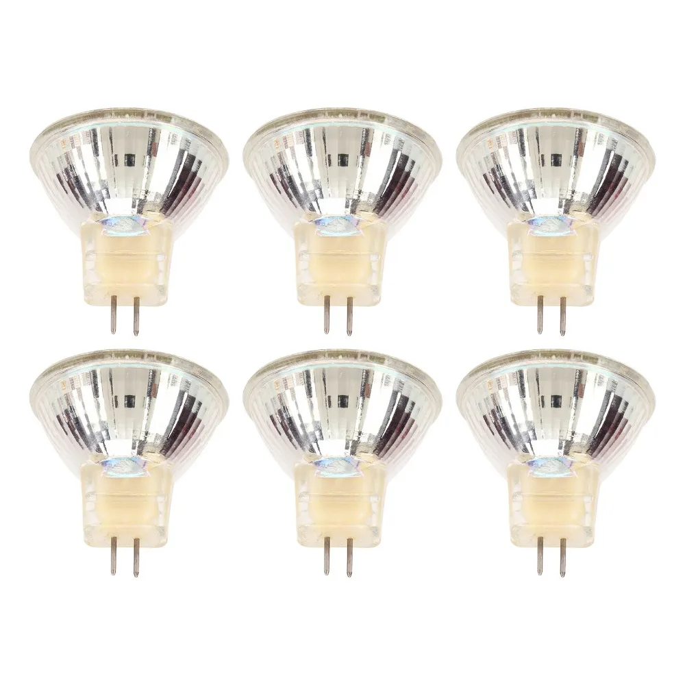 6PCS Easy Glass MR11 LED Bulb 12V 3W LED Light Bulb Energy Saving Light Bulb Ceiling Lights