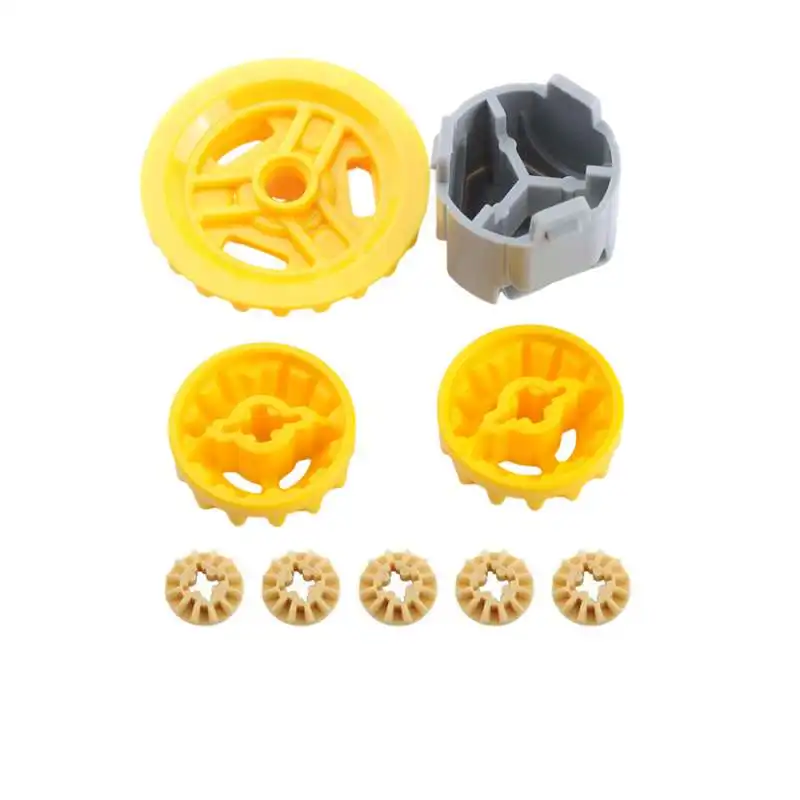 Nouveaux engrenages différentiels MOC, pièces de Modification technique, blocs de construction en briques 65414 69761 69762 6589, compatibles avec Legoeds